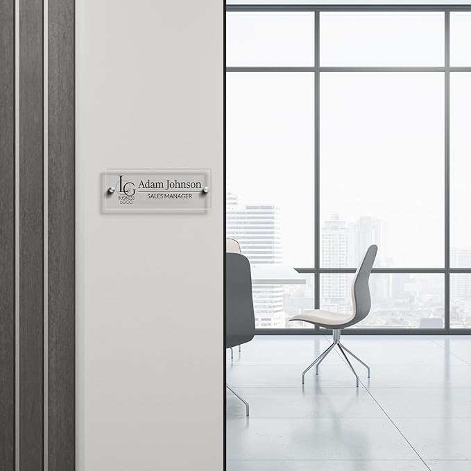 Custom Name Plates for Doors Personalized Wall Name Signs Office Workspace - Image 3
