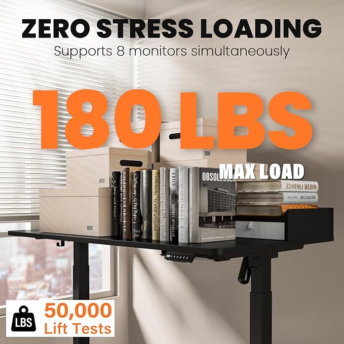 Kingant 63 x 30 Inch Electric Standing Desk - Image 7