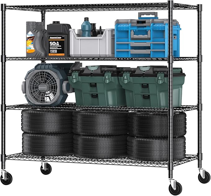 Himimi 4 Tier Wire Shelving by Himimi