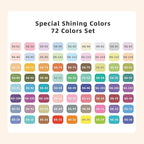 PHOSYNDYE 72 Color 1.0mm Big Hit Glitter Gel Pens - Image 2