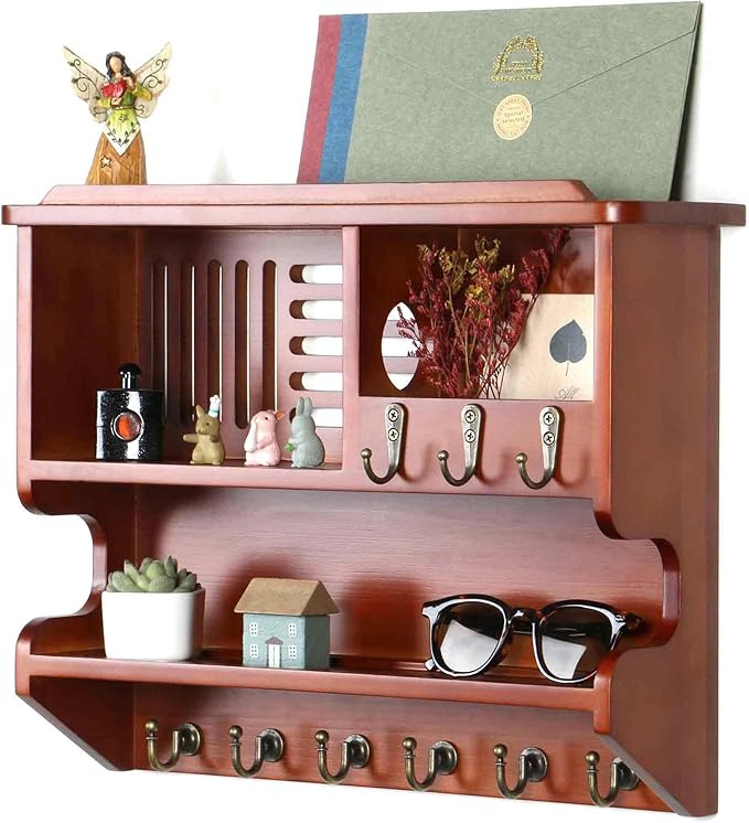 Mutsault Key Holder for Wall, Mail and Key Holder for Home Decor, Key and Mail - Image 3