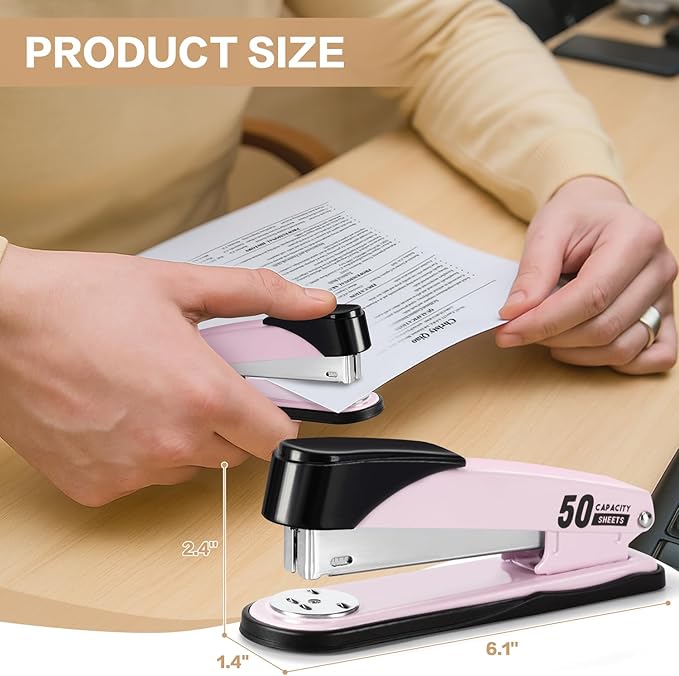 Deli Stapler Heavy Duty, Full Strip Staplers - Image 2