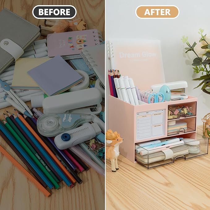 QIYVLOS Multi-Functional Desk Organizer - Image 3