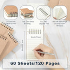Tenceur 54 Pcs Mini Spiral Notebook 3" x 5" Top Bound Small Spiral Notepads - Image 2