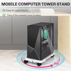 Liitrton Mobile CPU Stand Adjustable Computer Tower Stand - Image 3
