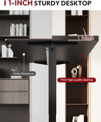 SANODESK Electric Standing Desk 60 x 24 Inches Whole-Piece Desktop Height - Image 6