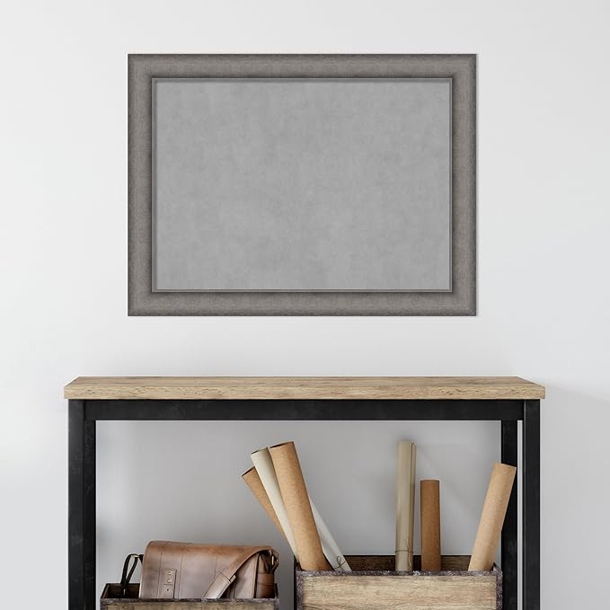 Amanti Art Grey Framed Magnetic Board 24x32 Medium Vision Board - Image 6