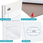 ViVin Legal Pads 8.5 x 11 Inch, Wide Ruled Note Pads, 6 Pack, 50 Sheet/Pad - Image 3