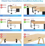 KEEGH Extra Large 48" Under Desk Cable Management Tray - Image 5