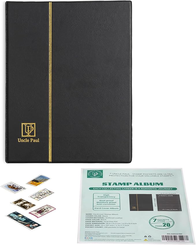 Stamp Albums 140 Pockets - Image 4