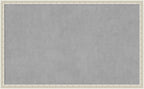 Amanti Art Silver Framed Magnetic Board 26x42 Large Vision Board by AmantiArt