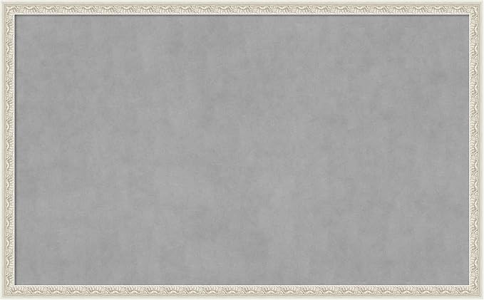 Amanti Art Silver Framed Magnetic Board 26x42 Large Vision Board by AmantiArt