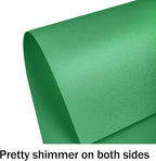 Green Shimmer Cardstock 8.5 x 11 Green Paper, Goefun 24 Sheets 80lb Card Stock - Image 3