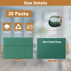 Silunkia 10 Assorted Colors Blank Flat Cards and Envelopes 5 x 7 Heavyweight - Image 2