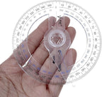 360° Protractor Pack of 30 Protactors Plastic Protractor Math Protractors Clear - Image 4