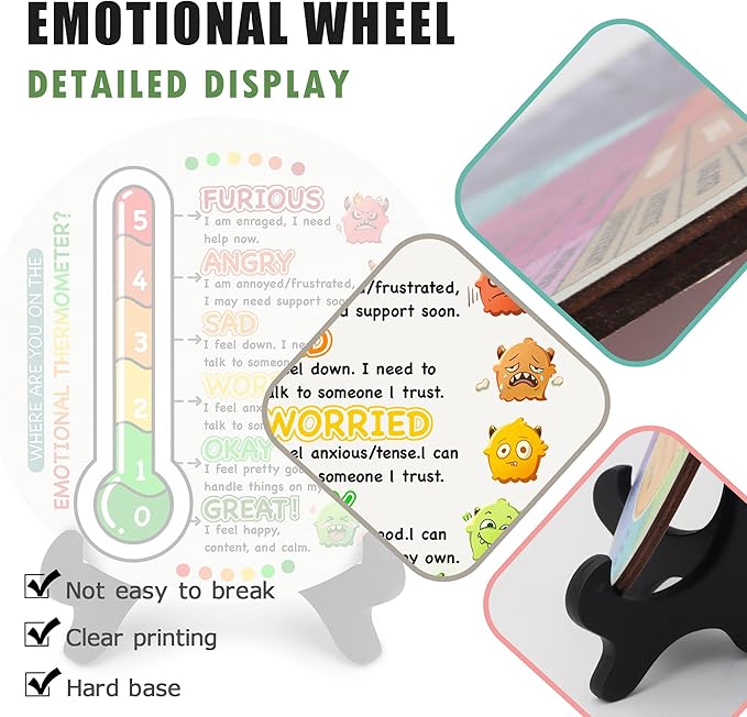 Feelings Wheel, Double-Sided Emotion Wheel - Image 4