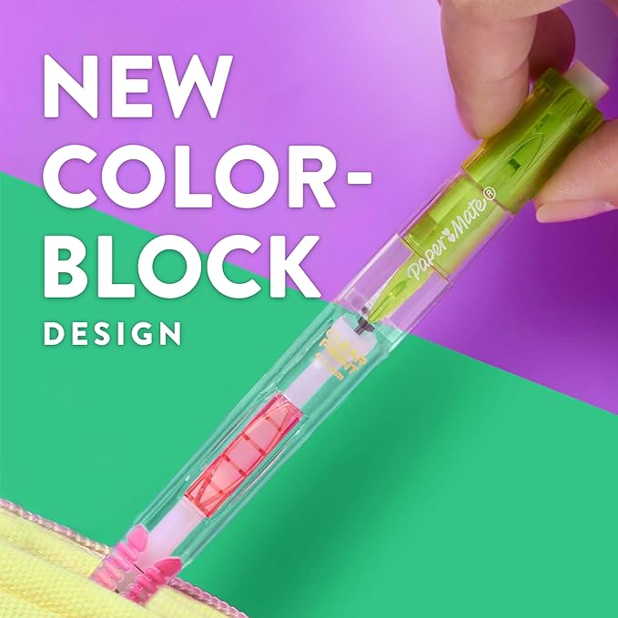 Paper Mate Clearpoint Mechanical Pencil, Break-Resistant, Color Block Edition - Image 3