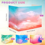 Crtiin 24 Pcs Privacy Folders for Students Desk Dividers Standard School - Image 2