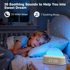 wake up light sunrise alarm clock, digital alarm showing dimensions