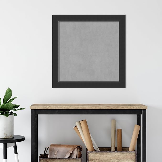 Amanti Art Black Framed Magnetic Board 29x29 Medium Vision Board - Image 5