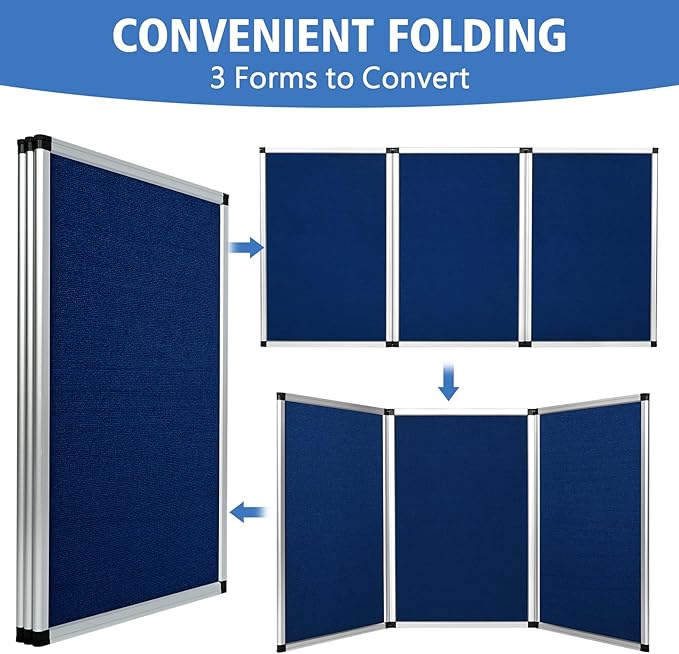 Nisorpa Trade Show Presentation Board, Aluminum Trifold Poster Board 70.8 x - Image 8
