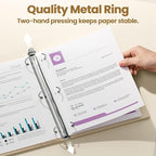 SUNEE 3 Ring Binder 1 Inch 1 Pack - Image 2