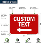 My Sign Center Custom Left Arrow, 7x10 Inches, Simple Style, Arrow Left - Image 6