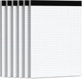Aidunmis Graph Paper 8.5 x 11, 6 Pack, 4x4 Graph Ruled, Grid Paper 8-1/2 x 11 by Aidunmis