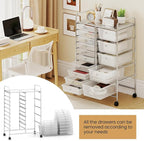 Giantex 15 Drawer Rolling Cart - Image 7