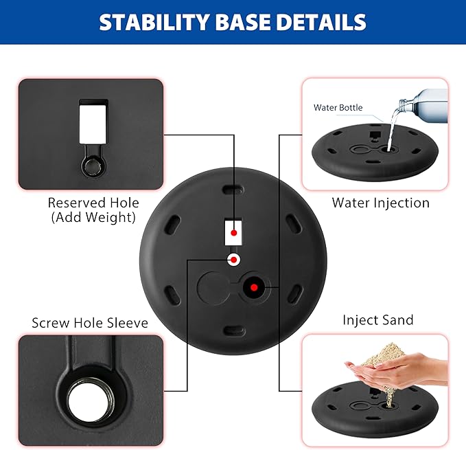 VAIIGO 4 Pack Sign Holder Stands - Image 6