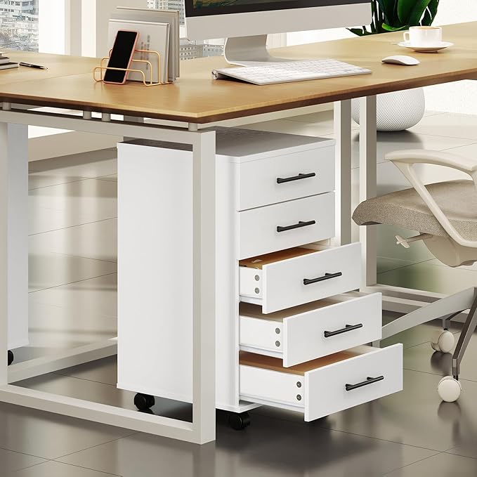 HOOBRO 5-Drawer File Cabinet, Office Filing Cabinet - Image 2