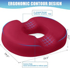 BlissTrends Donut Pillow Seat Cushion, Donut Chair Cushions - Image 2