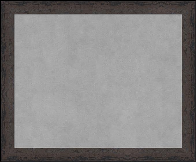 Amanti Art Black Framed Magnetic Board 19x23 Small Vision Board by AmantiArt