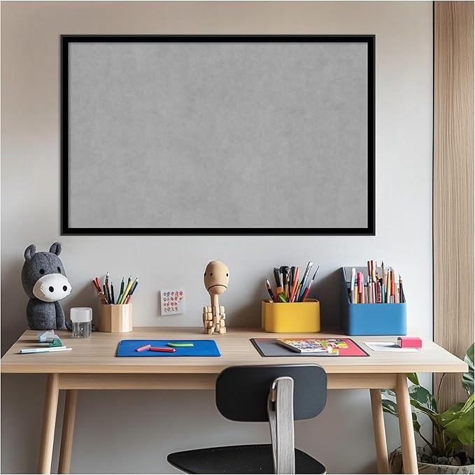 Amanti Art Black Framed Magnetic Board 21x33 Large Vision Board - Image 6