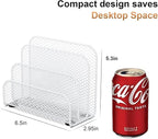 gianotter Mail Organizer Countertop, Metal File Holder - Image 6