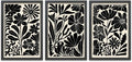 tqianjiang flower plant sign wall decor 16"x11" set, main product view