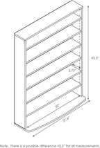 FURINNO JAYA 6-Tier Multimedia Storage Tower - Image 3