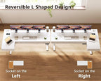 OffiGo L Shaped Electric Standing Desk - Image 6