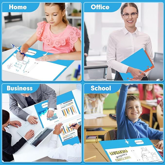 Two Pocket Portfolio Folders, PANDRI 60 Pack 3 Hole Punched 2 Pocket Folders - Image 7