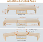 TEAMIX 3 Shelf Monitor Stand Riser - Image 5
