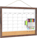 Calendar Whiteboard for Wall, 18x24 Inches White Board Calendar Dry Erase by Tankee