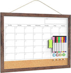 Calendar Whiteboard for Wall, 18x24 Inches White Board Calendar Dry Erase by Tankee