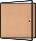 Mifuro 38"x38" Enclosed Bulletin Board, Lockable Weather-Resistant Aluminum by MifuroOfficeProduct