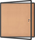 Mifuro 38"x38" Enclosed Bulletin Board, Lockable Weather-Resistant Aluminum by MifuroOfficeProduct