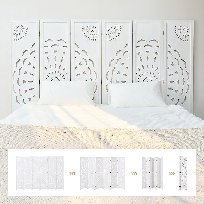 66.9Inch Wooden Room Partition - Image 2