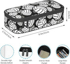 HKHEHOP Volleyball Ball Pattern Pencil Case Big Capacity Storage Pencil Pouch - Image 6