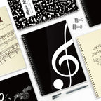 MAXCURY Blank Sheet Music Composition Manuscript Staff Paper Art Music Notebook - Image 9