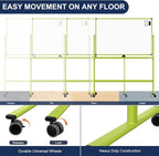 Large Dry-Erase Rolling Magnetic Whiteboard - Image 4