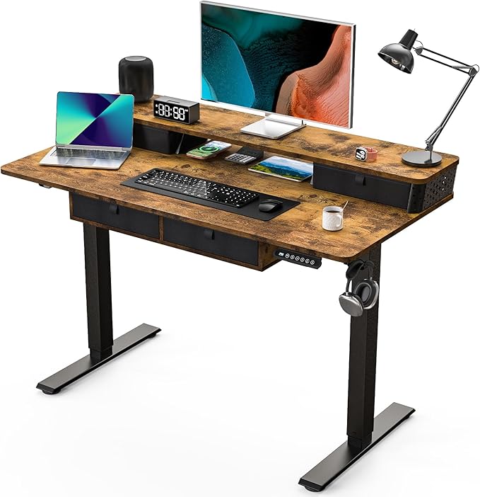 Kingant 48 x 24 Inch Electric Standing Desk by KINGANT