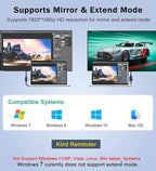 VIENON USB 3.0 to HDMI Adapter, USB 3.0 Hub - Image 4